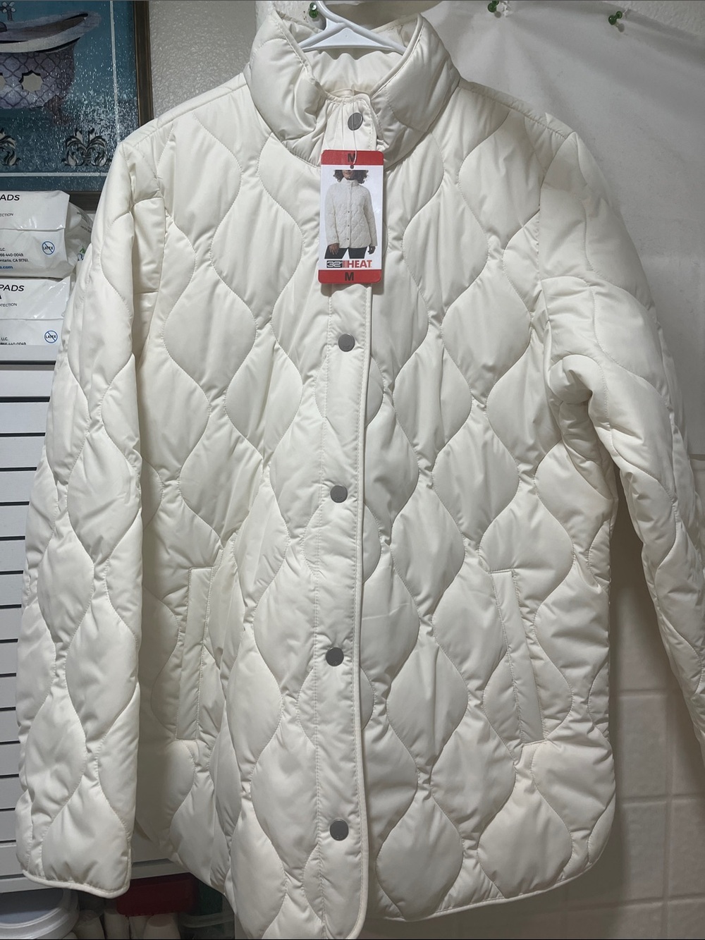NWT 32• Degrees Heat Quilted Jacket Woman Size Medium